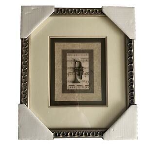 Framed Musical Instrument Art Piece Featuring the Trumpet/Cornet